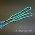 Pedernas de piedra natural Turquoise Beads Tassel Muslim